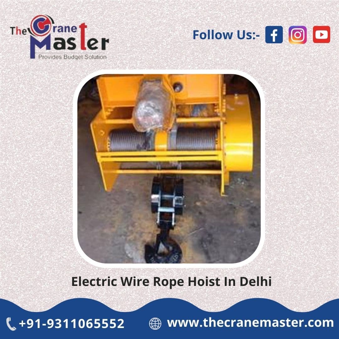 Wire rope reeving on hoist