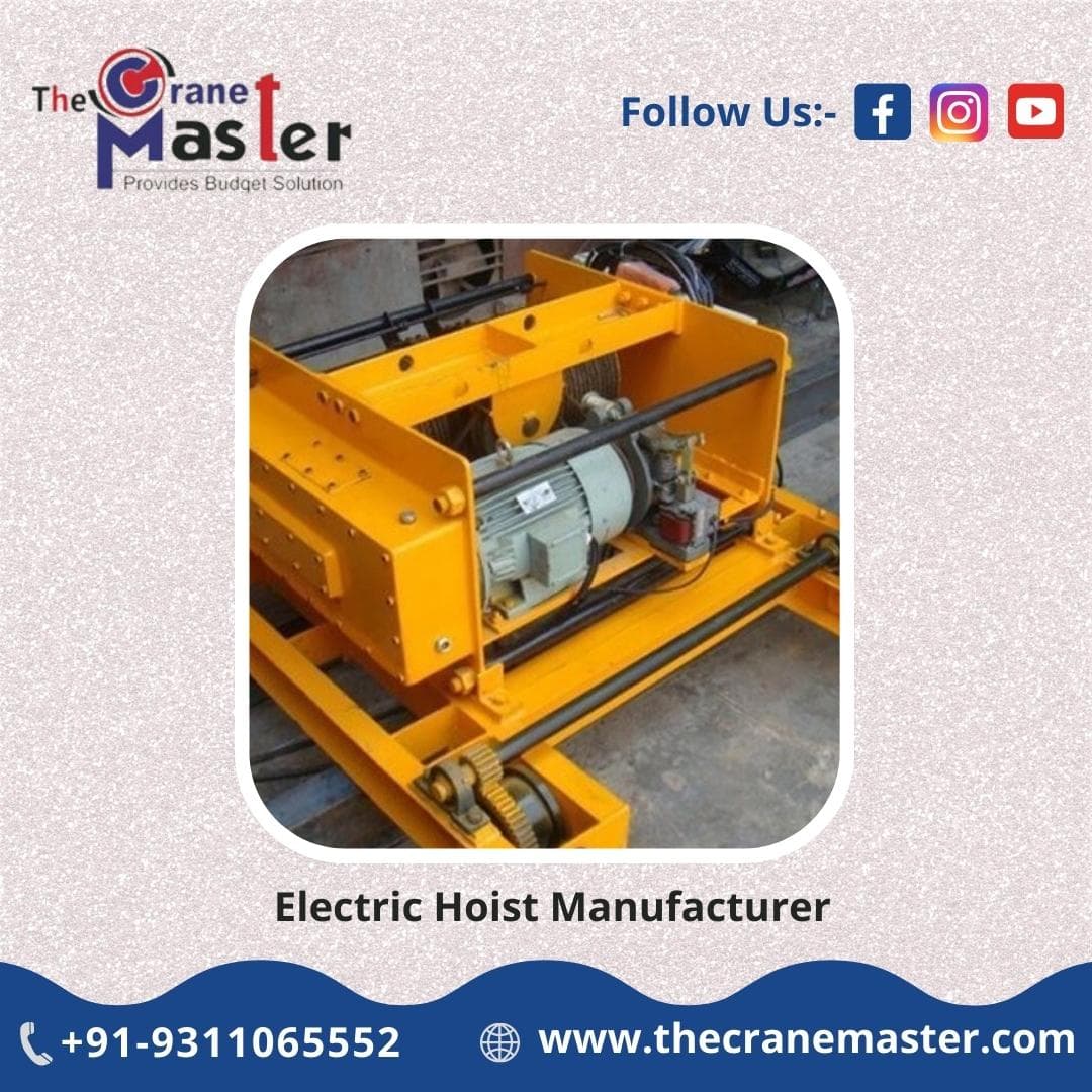 Electric Chain Hoist for industrial material handling