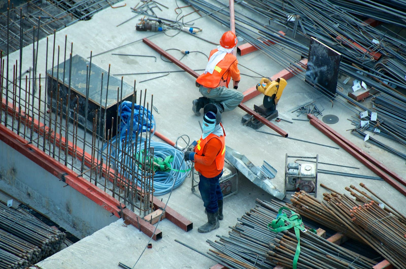 Construction industrial material handling